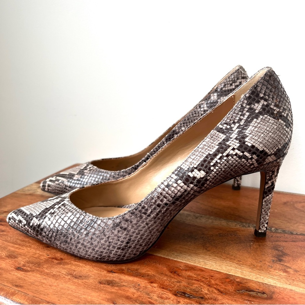Banana Republic, faux snake skin heels, size 8.5